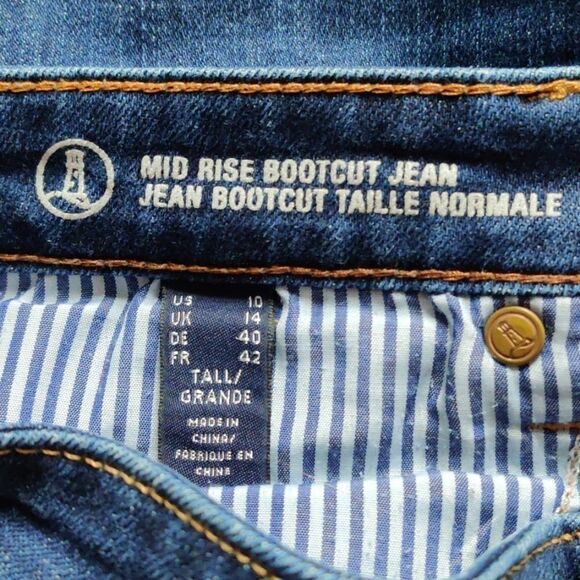 ✔️⚓Land's End Mid Rise Bootcut Jean - Picture 4 of 4